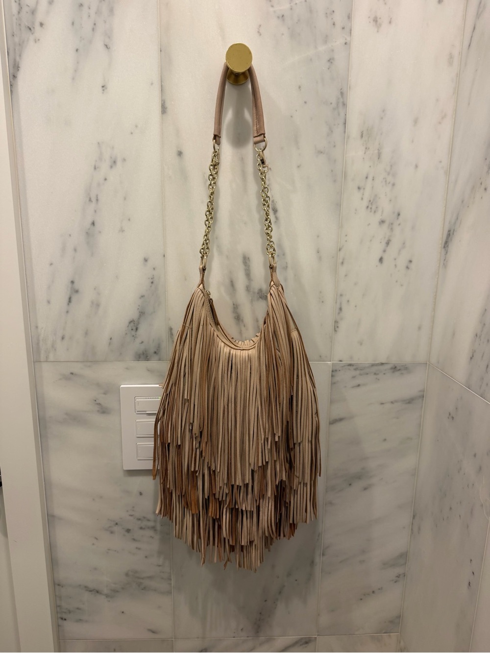 Monserat De Lucca Fringe Shoulder Bags